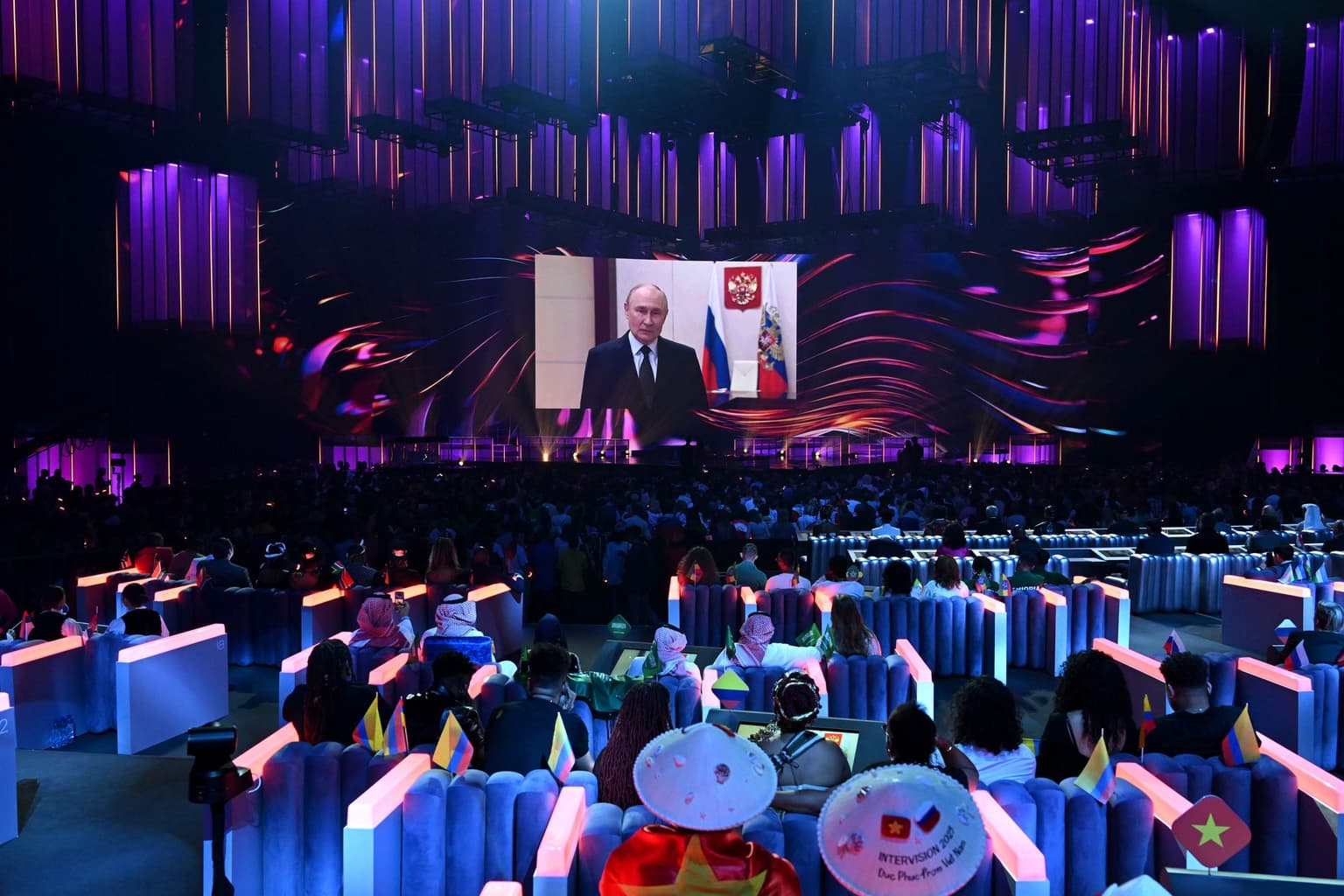 By reviving Soviet-era music contest, Russia flaunts its defiance of Western isolation