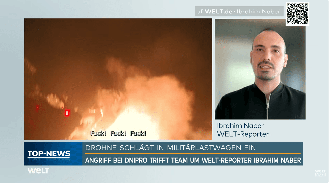 Russian drone strikes German newspaper Die Welt team in eastern Ukraine, 3 wounded