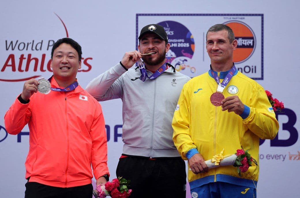 Ukraine wins 15 medals at 2025 World Para Athletics Championships in New Delhi