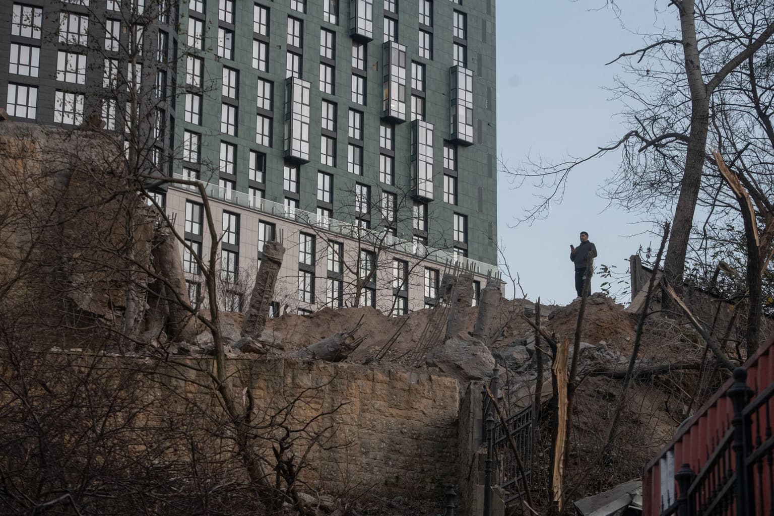 Azerbaijan protests to Russia over Kyiv embassy damaged in Russian missile attack