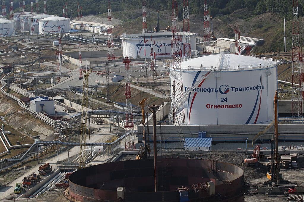 Major Russian oil terminal in Novorossiysk on fire following reported Ukrainian drone strikes