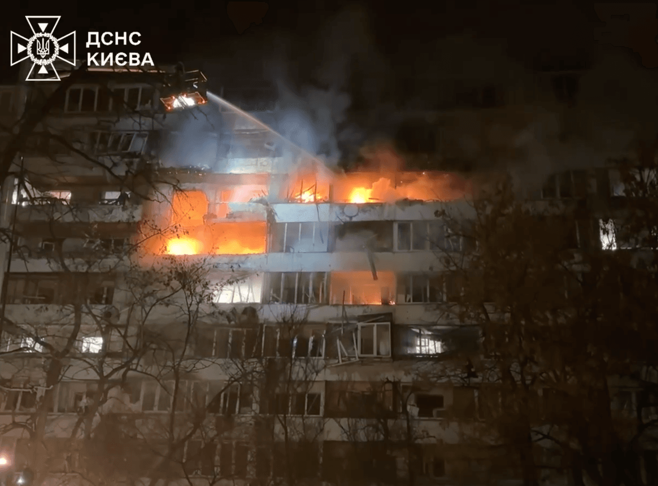 Ukrainian homes burn as Russian missiles hit Kyiv — at least 6 killed, 14 injured in mass attack