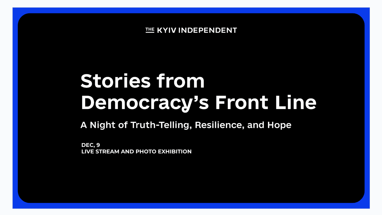 Kyiv Independent event in New York to hold live stream, photo exhibition