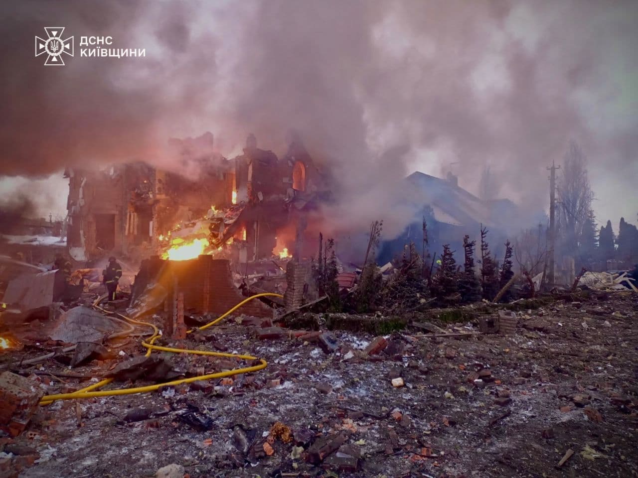 Explosions rock Ukraine’s capital and outskirts as Russia launches mass missile attack, killing 1, injuring 2