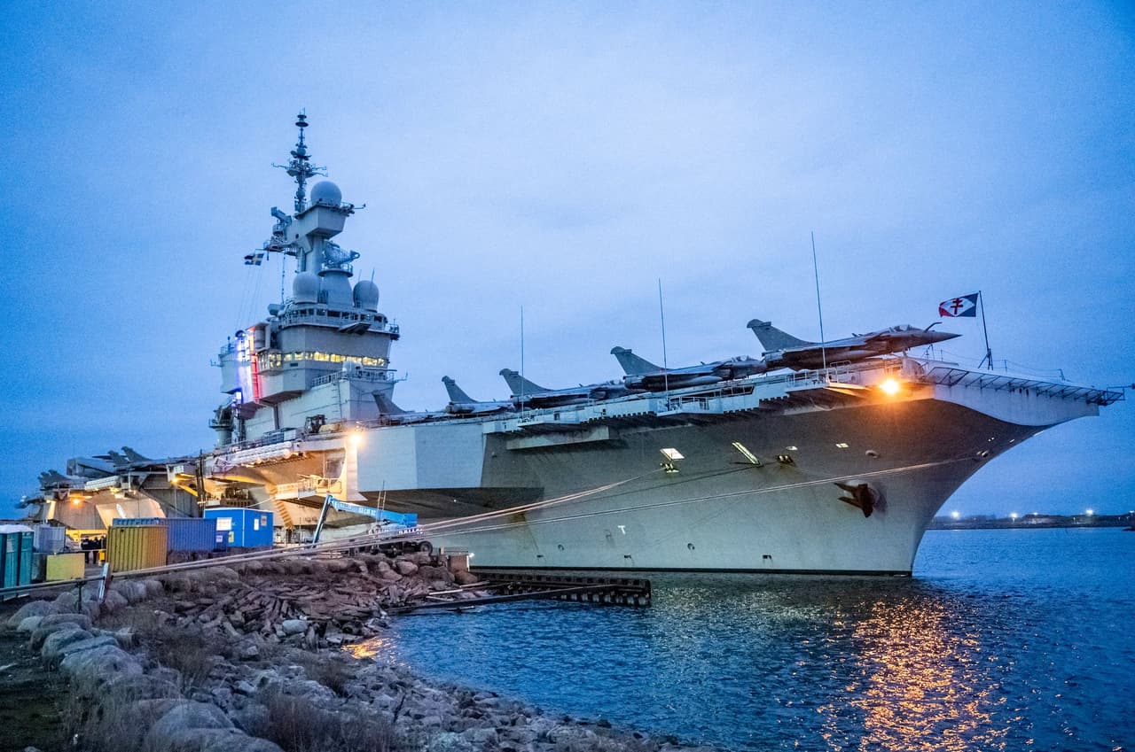 Sweden intercepts suspected Russian drone approaching French aircraft carrier