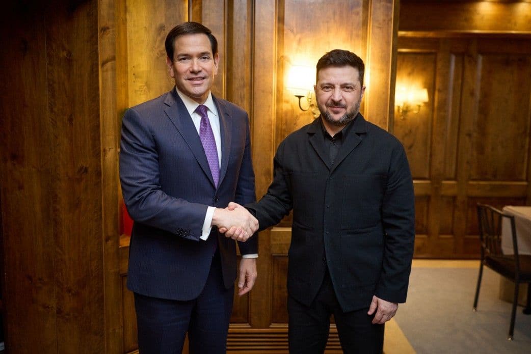 Zelensky meets US Secretary of State Rubio at Munich Security Conference