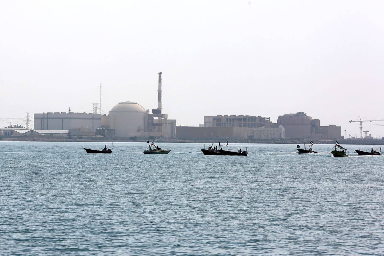 Iran says projectile hit near nuclear power plant where Russian staff are stationed