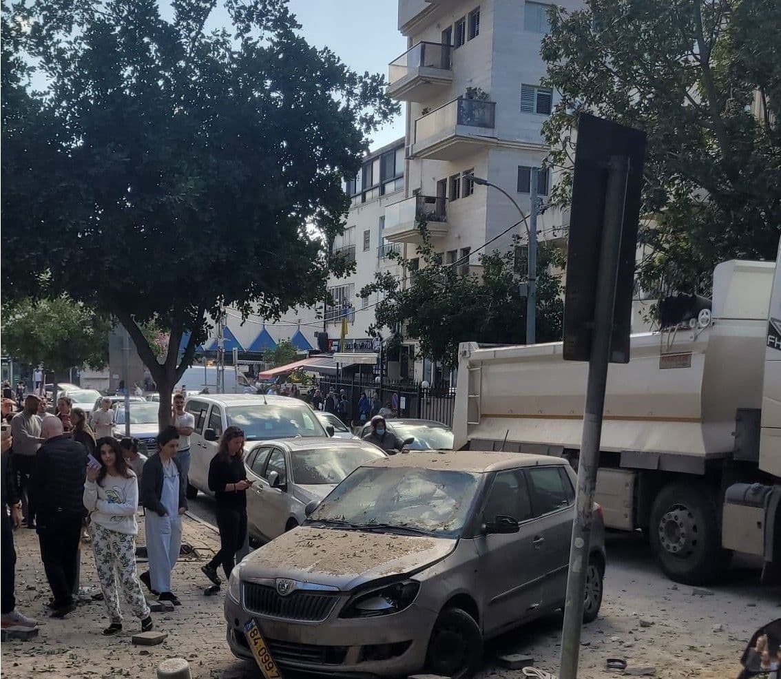 Iranian missile fragments fall near Ukraine's Embassy in Israel