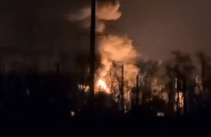 Ukrainian drones reportedly strike oil depot in Russia's Krasnodar Krai