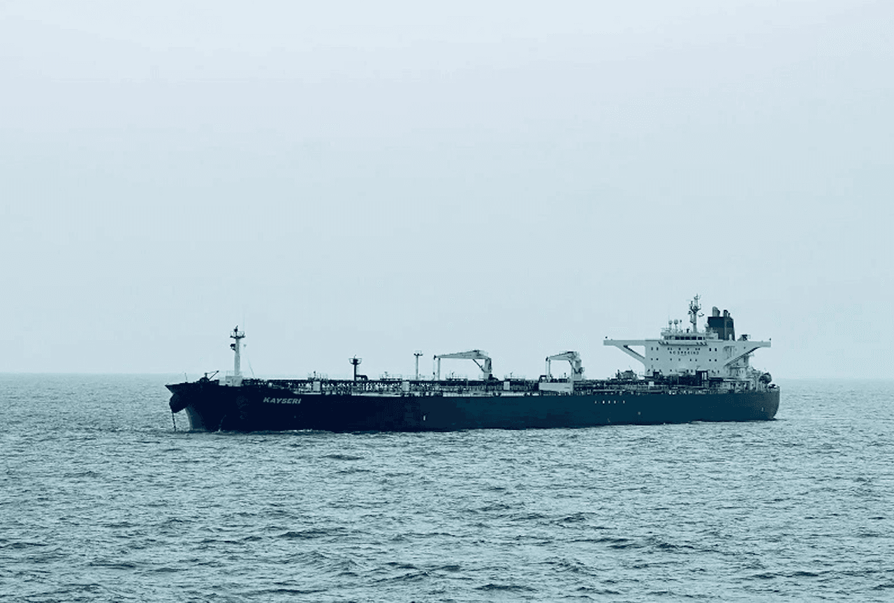 Russian shadow fleet tanker carrying 140,000 tons of oil hit by drone in Black Sea