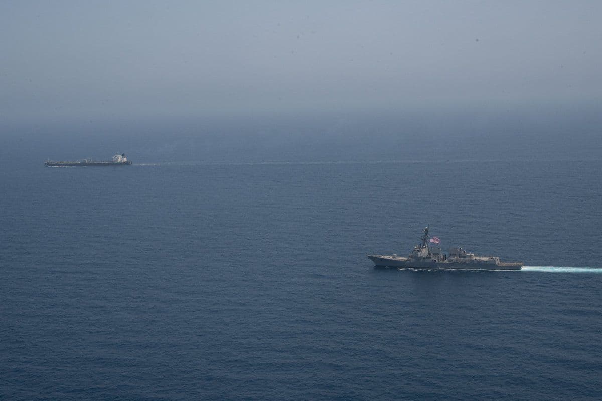 US intercepts Iranian 'shadow fleet' vessel Sevan in Arabian Sea, US Central Command says