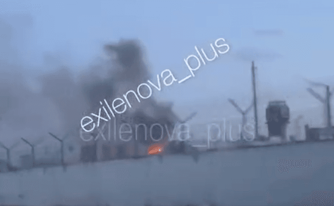 Ukrainian drones reportedly strike Russian military-linked chemical plant