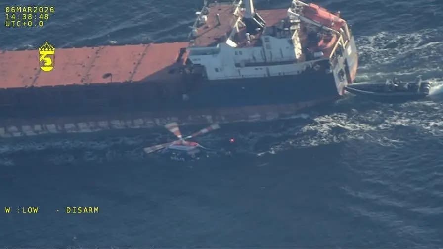 Sweden seizes vessel suspected of illegally exporting Ukrainian grain from Russian-occupied territories