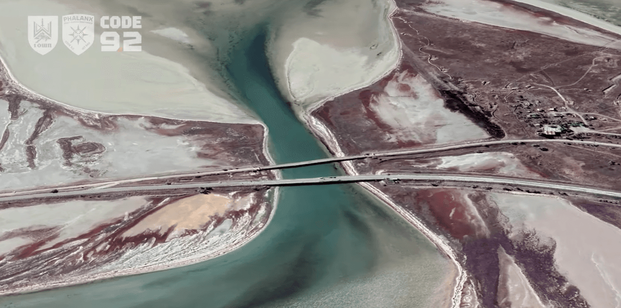 Bridge linking Crimea to southern Ukraine damaged in drone strike, Ukrainian military confirms (VIDEO)