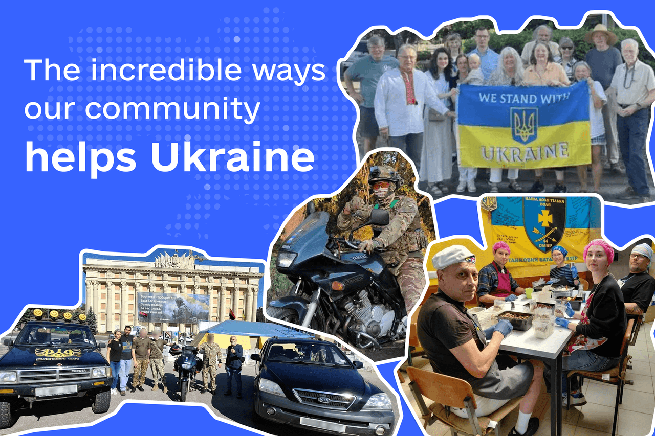 The incredible ways our community helps Ukraine