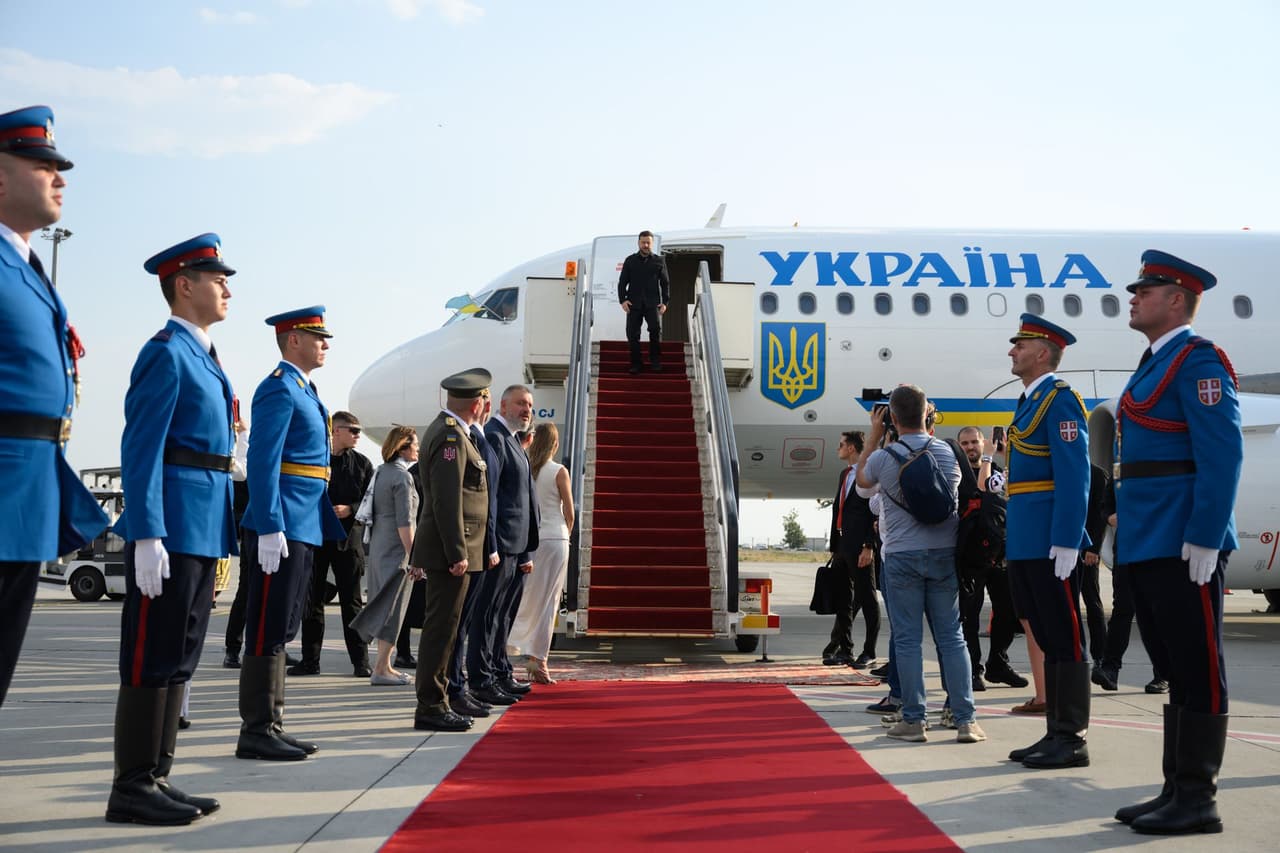 Zelensky begins first official visit to Serbia, says 'Ukraine is always ready to work constructively'