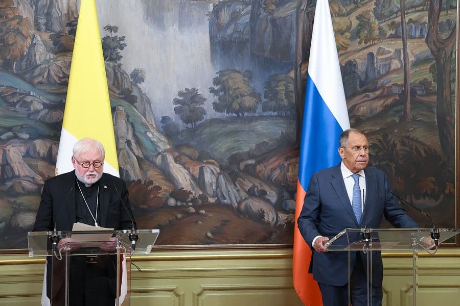 Pope's envoy meets Russia's Lavrov for first time since full-scale invasion