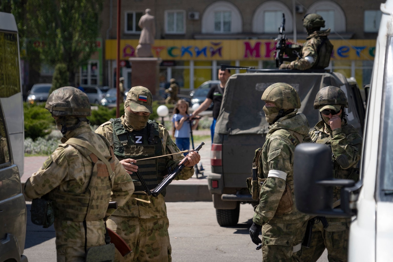 Ukrainians fleeing Russian occupation: ‘We decided it was scarier to stay, so we left’