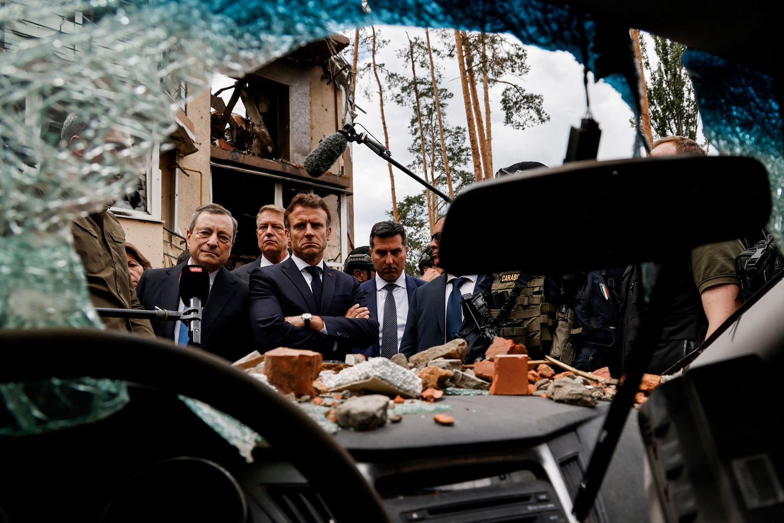 Leaders of France, Germany, Italy visit Ukraine to underscore support despite criticism