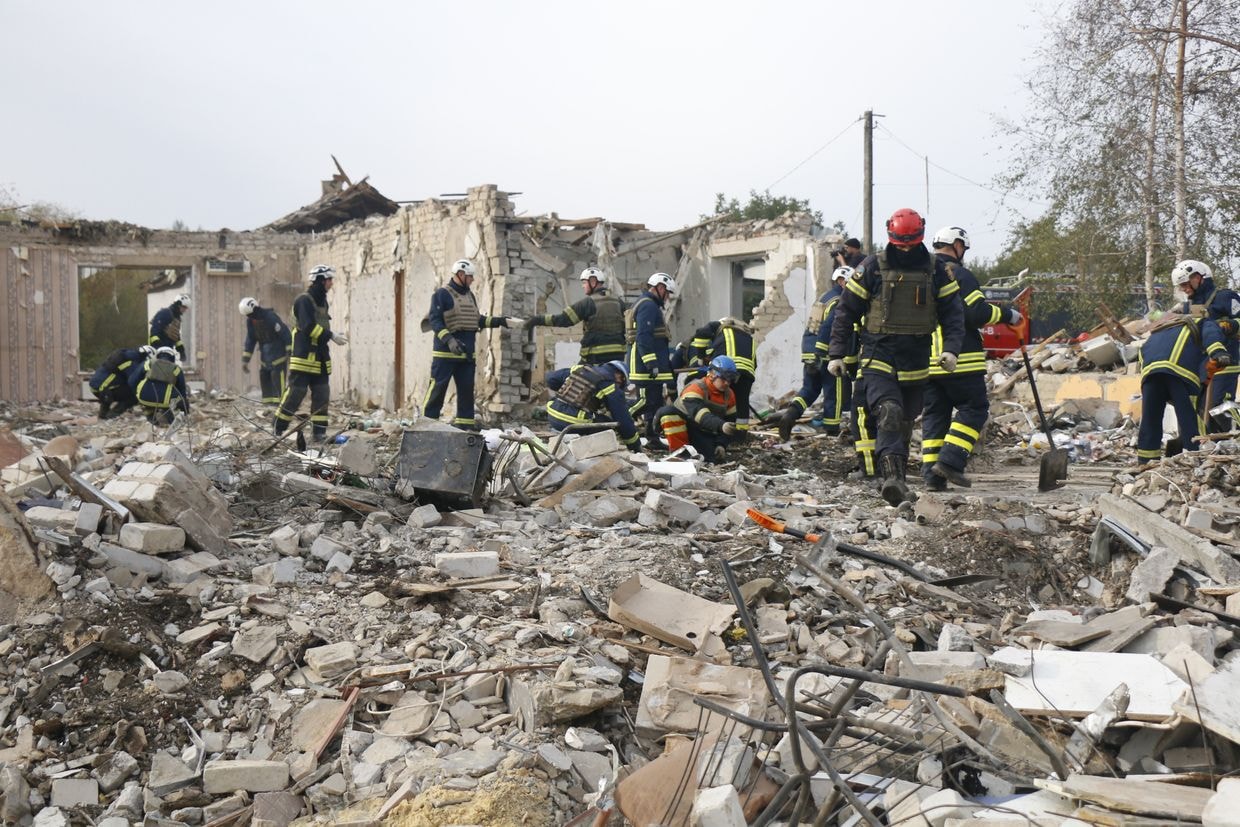 Ukraine war latest: NATO ministers meet to talk Ukraine aid; death toll of Hroza strike rises