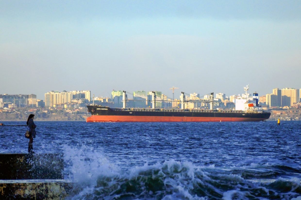 Ukraine’s sea exports reach record monthly level since full-scale invasion