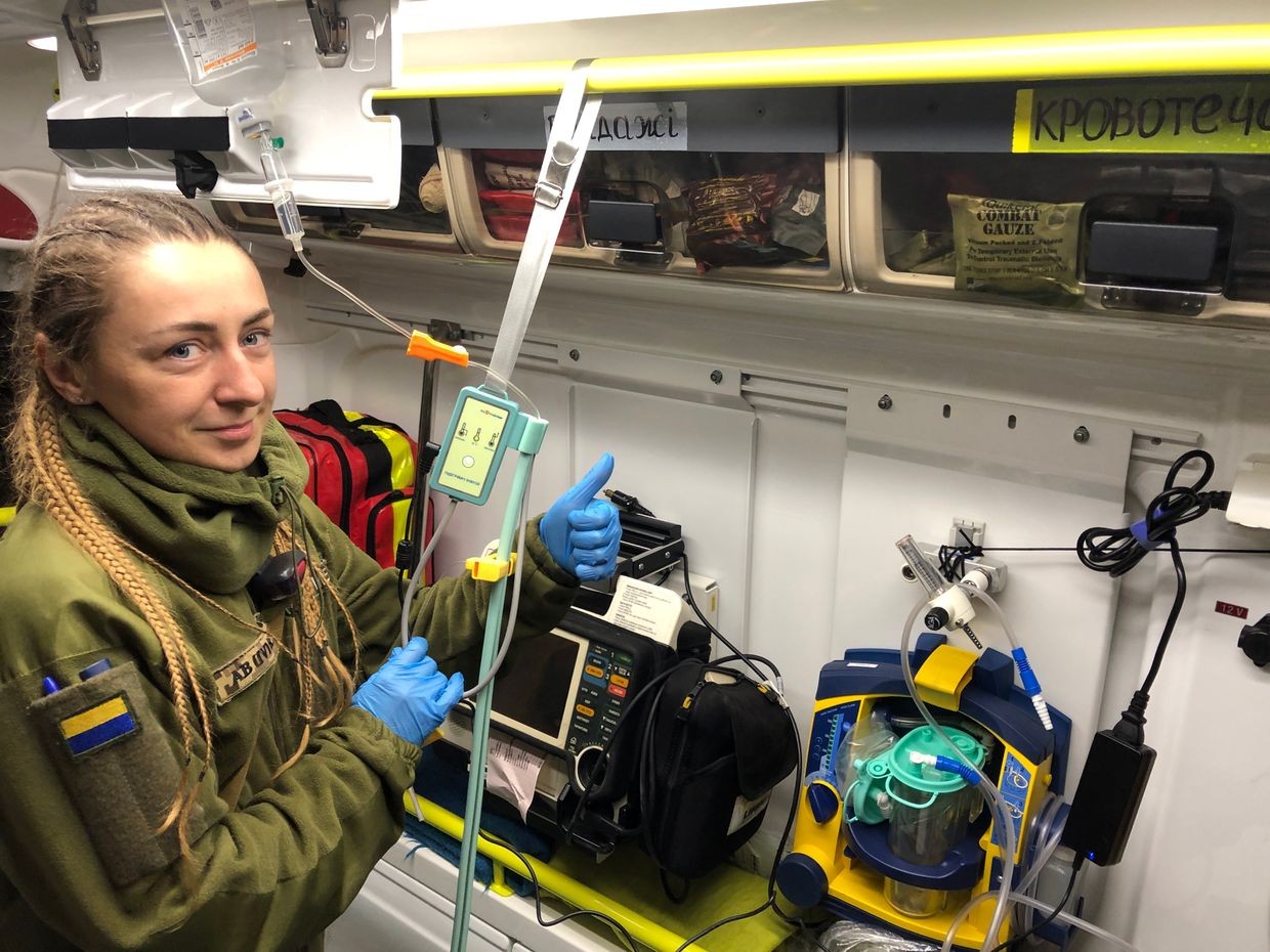 'I wanted to save lives.' How pregnant medic kept working on front line amid heavy combat