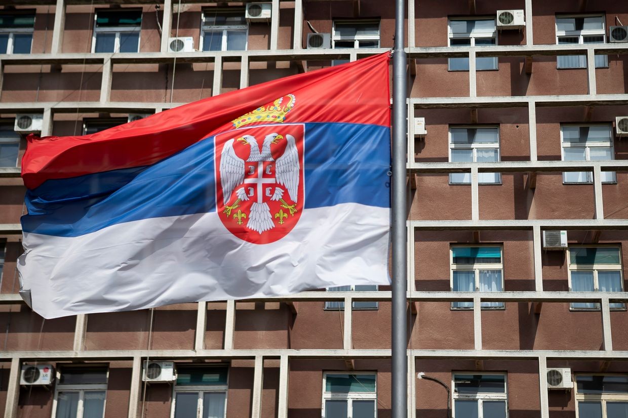 Flag of Serbia 
