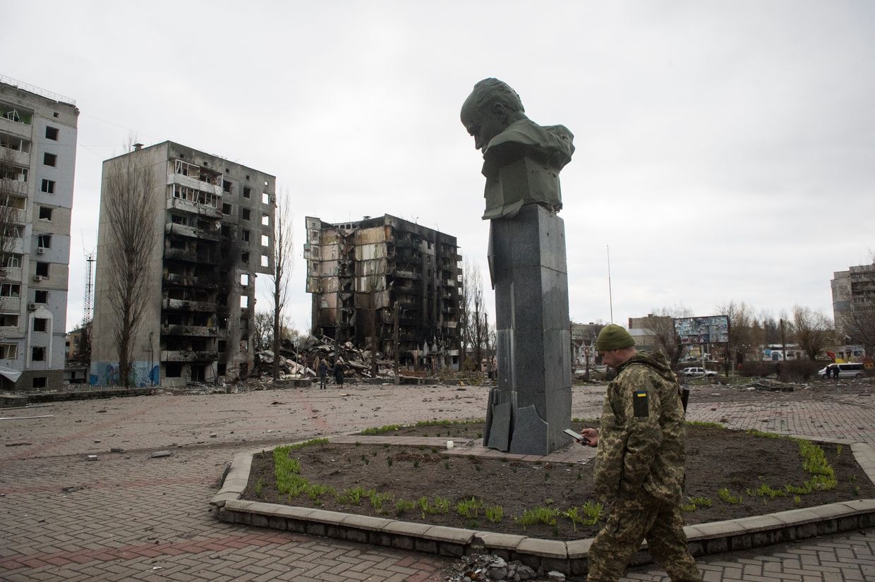 Ukraine says close to $500,000 in reconstruction funds for Borodianka 'disappeared'