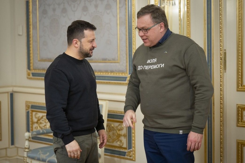 Zelensky meets Estonian parliament speaker in Kyiv