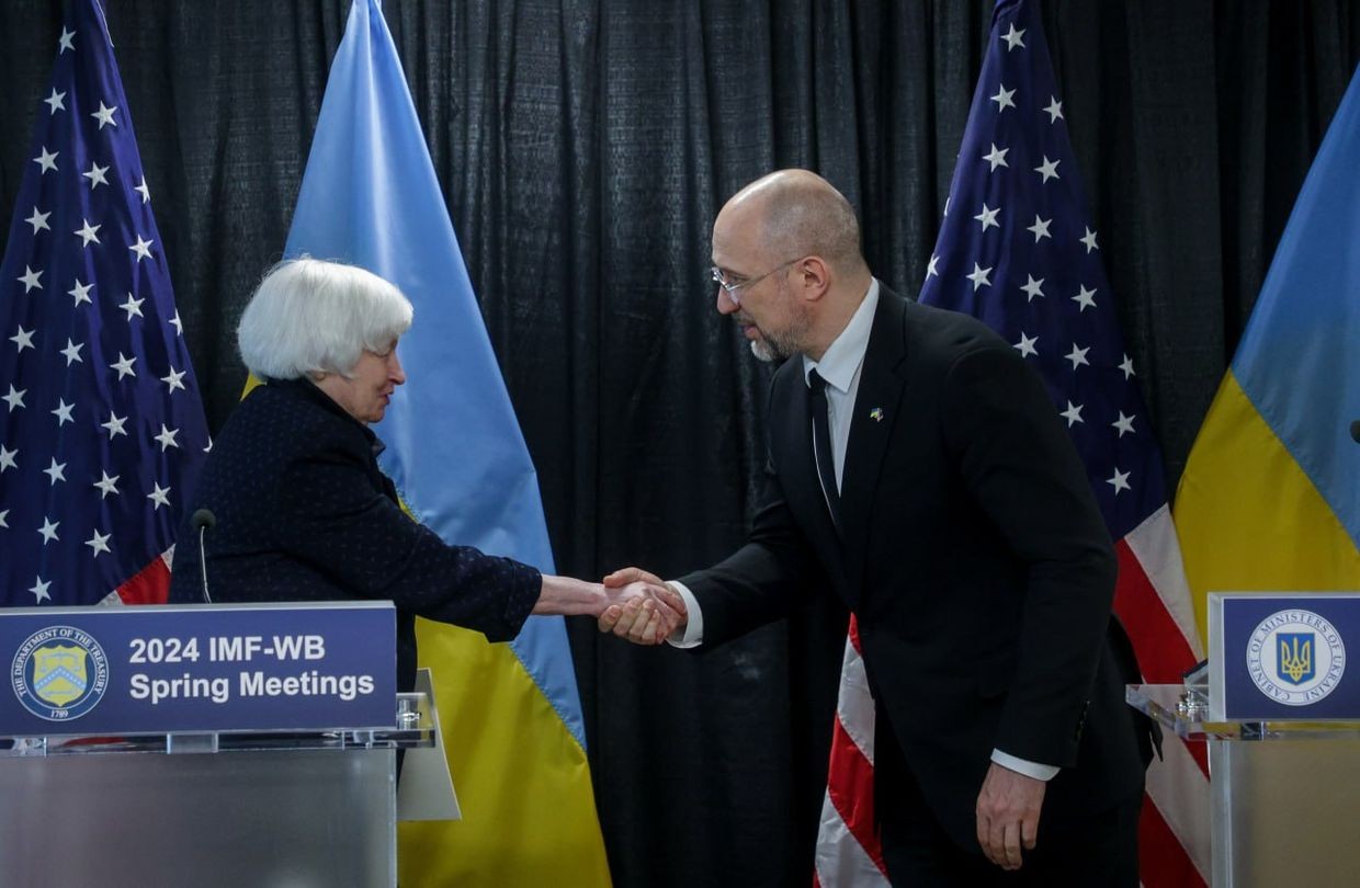 PM Shmyhal meets with US Treasury Secretary Yellen