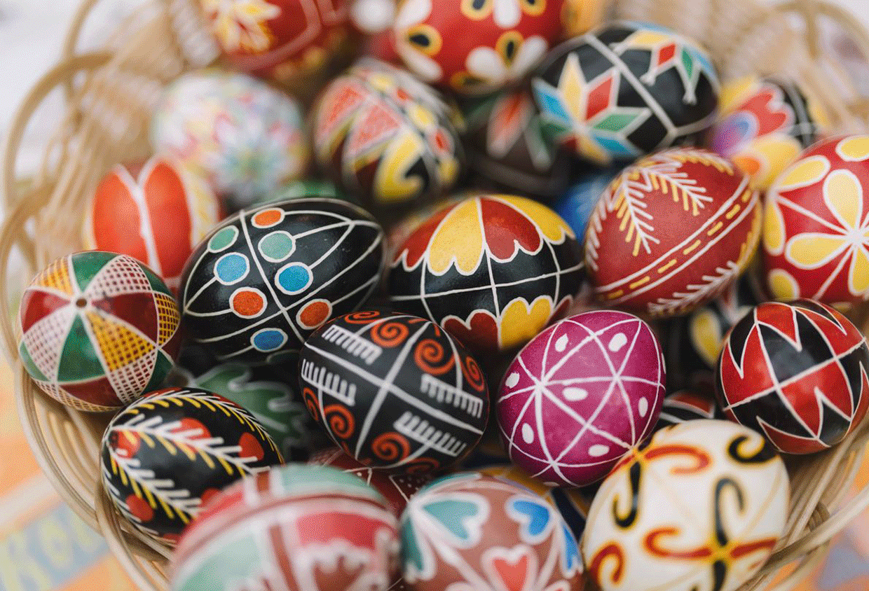 What's inside a Ukrainian Easter basket? The answer isn't chocolate eggs