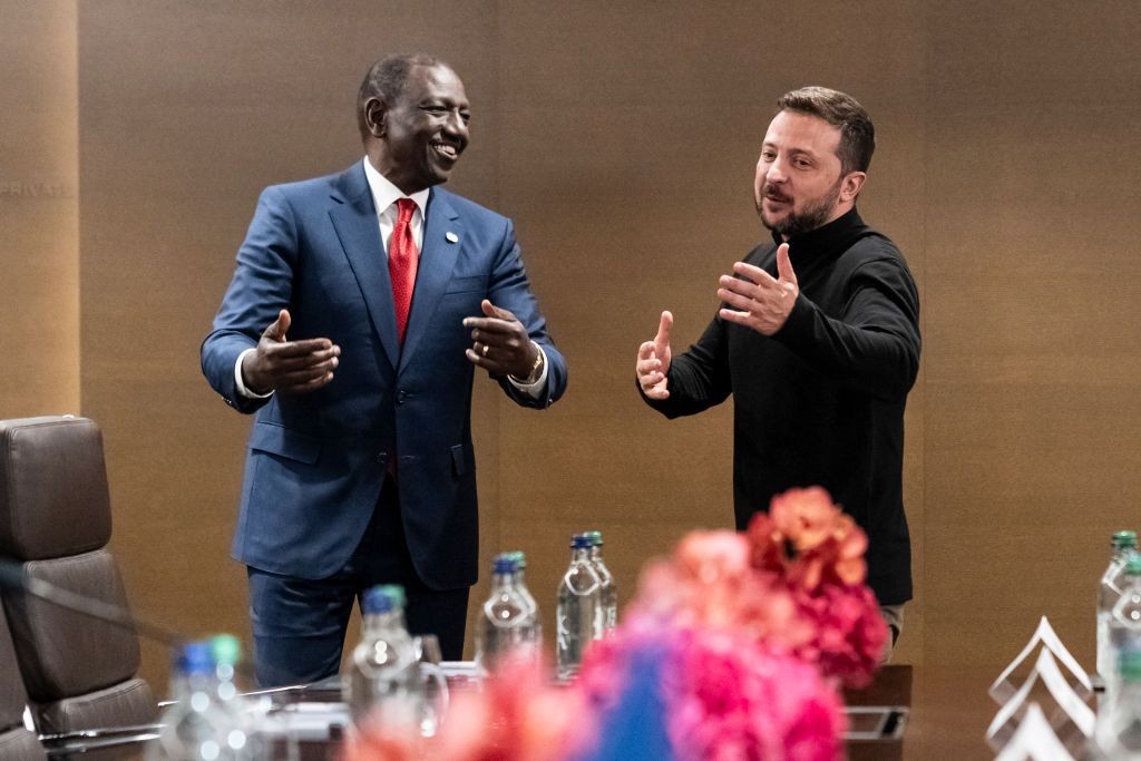 Zelensky meets leaders of Argentina, Kenya on sidelines of global peace summit