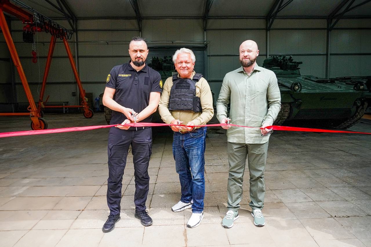 First Rheinmetall-Ukraine joint production and repair plant becomes operational
