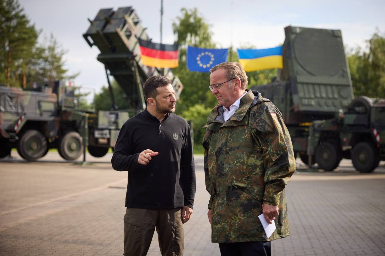 Zelensky inspects Patriot battery pledged to Ukraine during Germany visit
