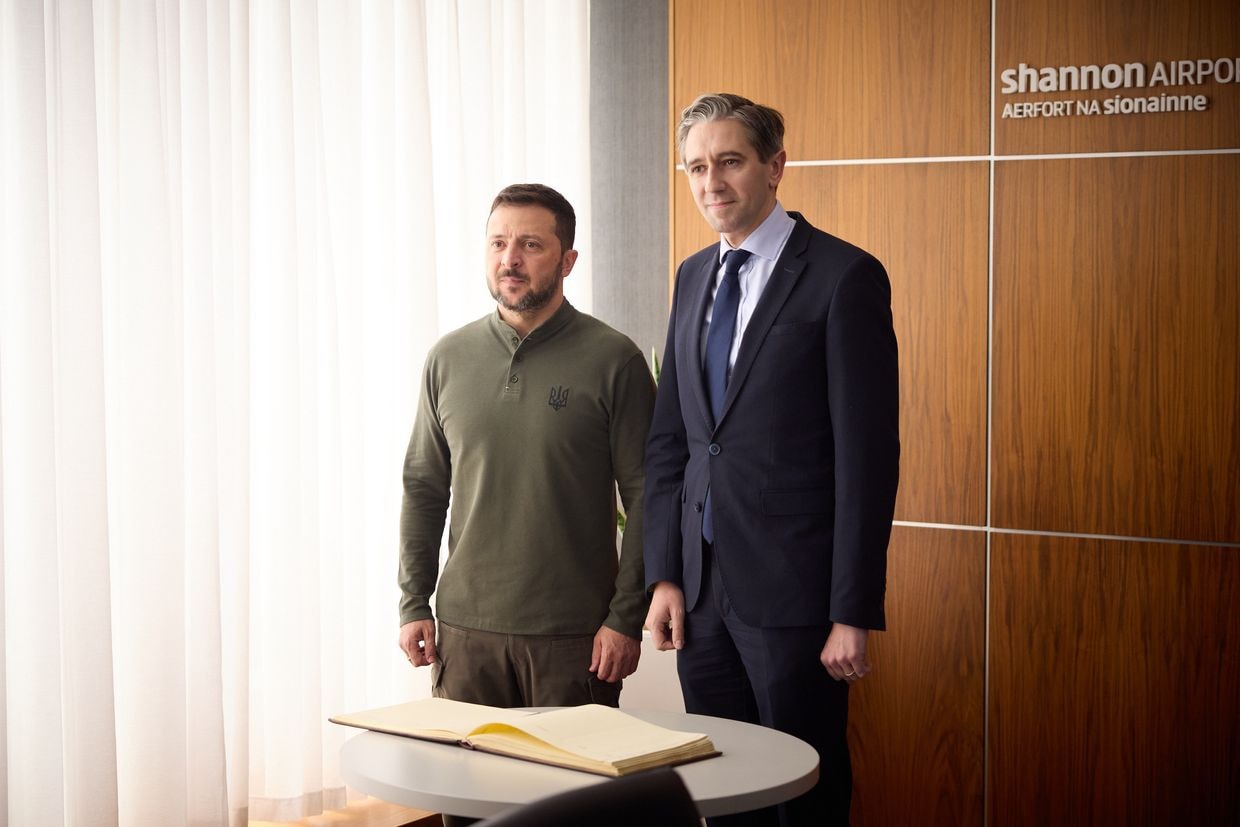 Zelensky briefly visits Ireland, Irish PM vows trip to Kyiv 'in coming weeks'