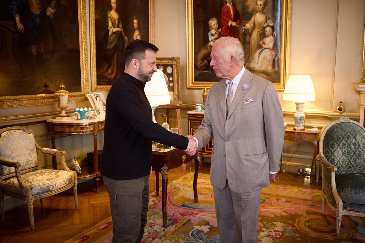 Zelensky meets Britain's King Charles