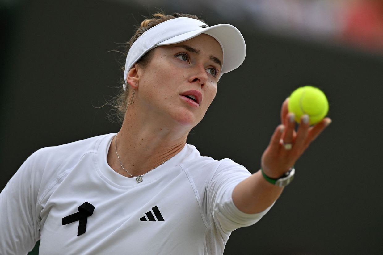 Ukraine's Svitolina advances to Wimbledon quarterfinals