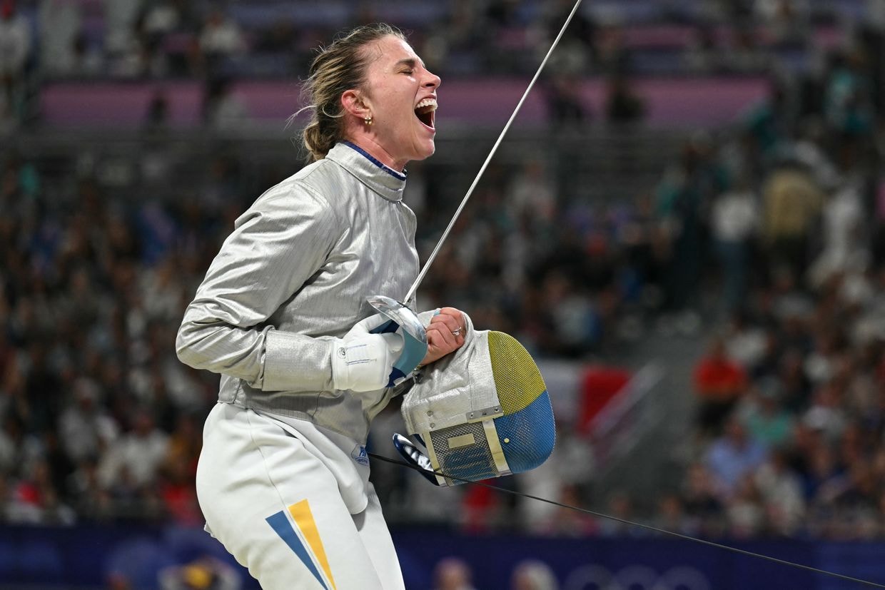 Fencer Olga Kharlan wins Ukraine's first Olympic 2024 medal
