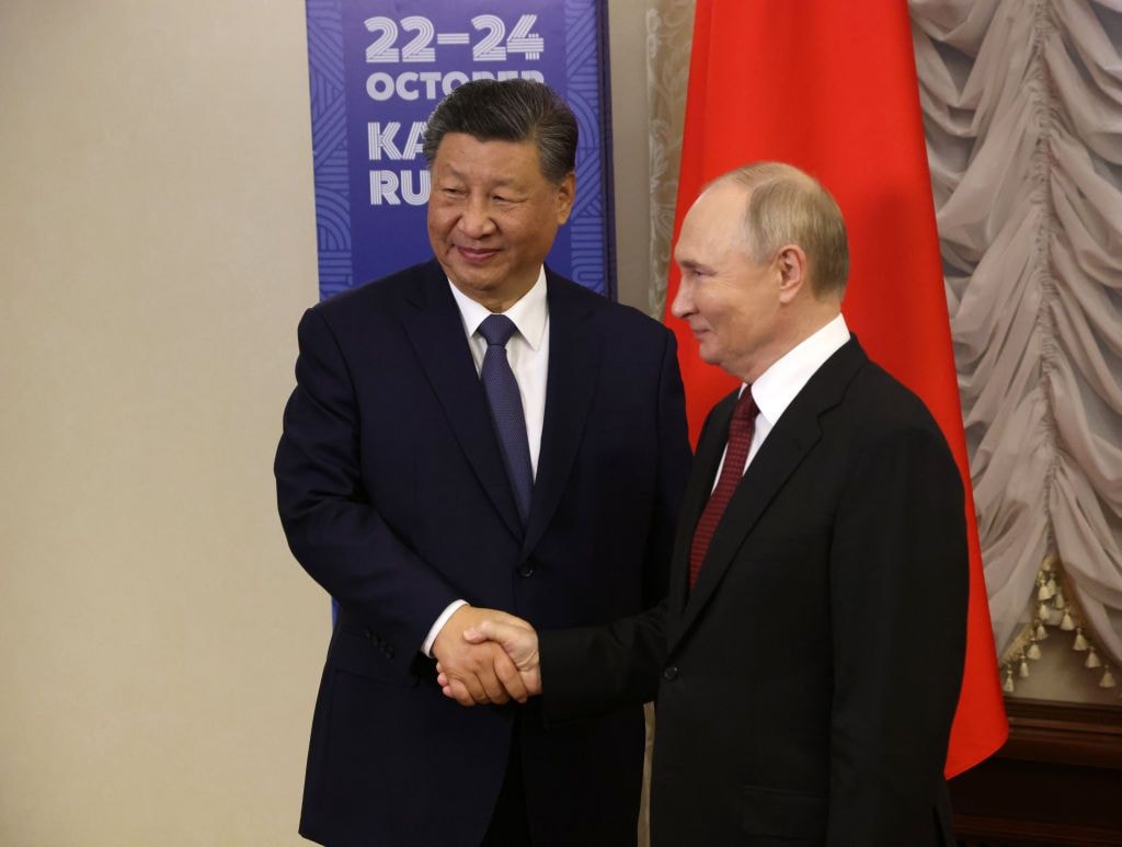 Putin, Xi discuss war in Ukraine at BRICS summit in Russia