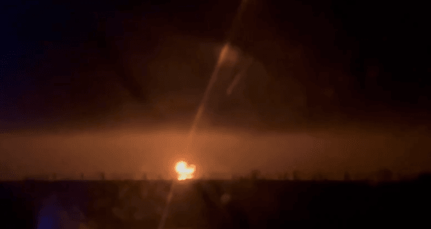 Ukrainian drones destroy Russian ammunition depot in Donetsk Oblast, SBU source claims