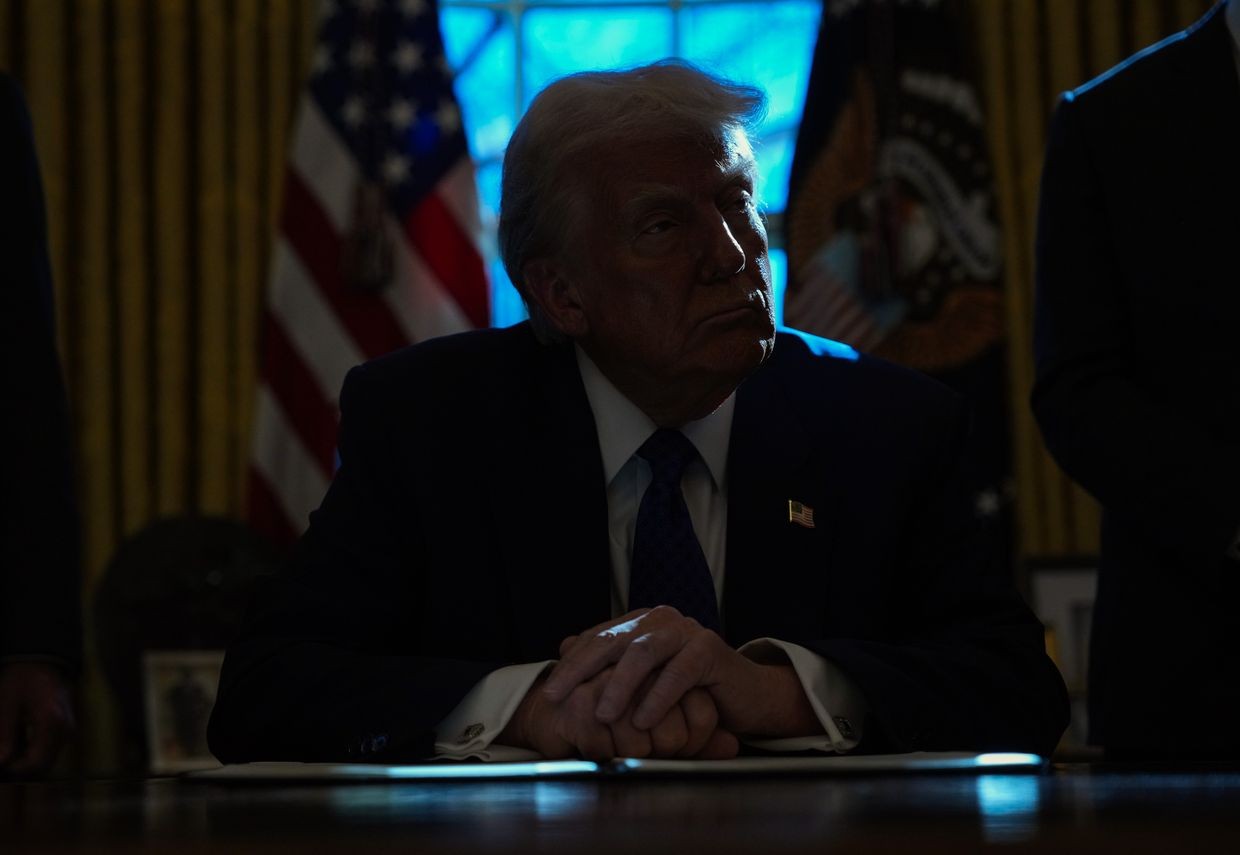 U.S. President Donald Trump in Washington, DC, on Feb. 14, 2025.