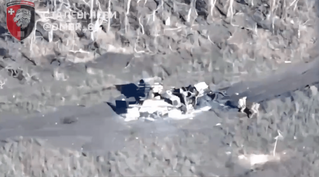 Ukrainian drones destroy Russian Smerch-2 rocket launcher in Donetsk Oblast