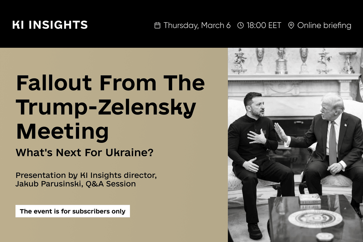 Fallout from the Zelensky-Trump meeting. What's next for Ukraine? – spot briefing by KI Insights