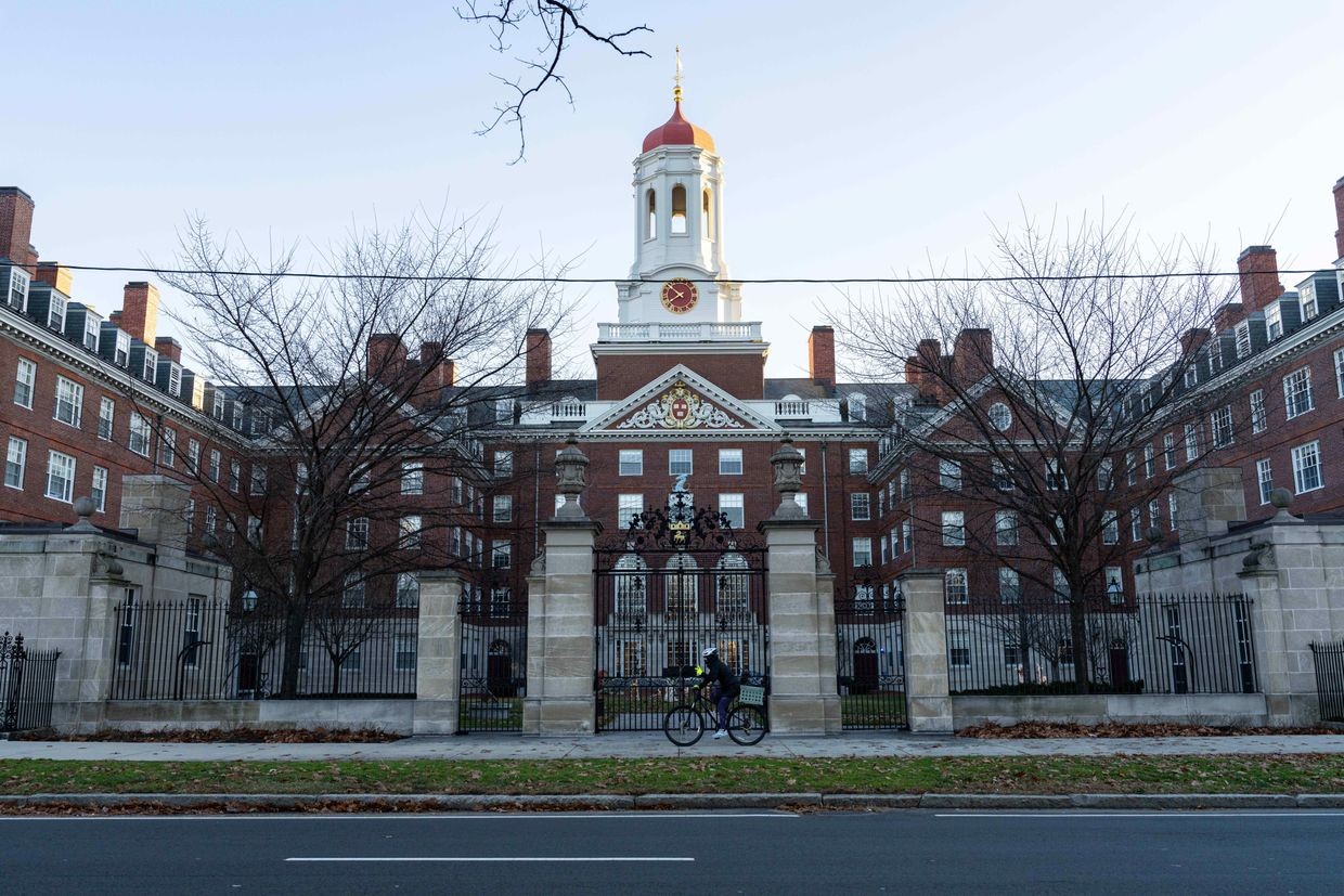 Harvard University campus in Cambridge, Massachusetts, U.S., on Dec. 12, 2023. 
