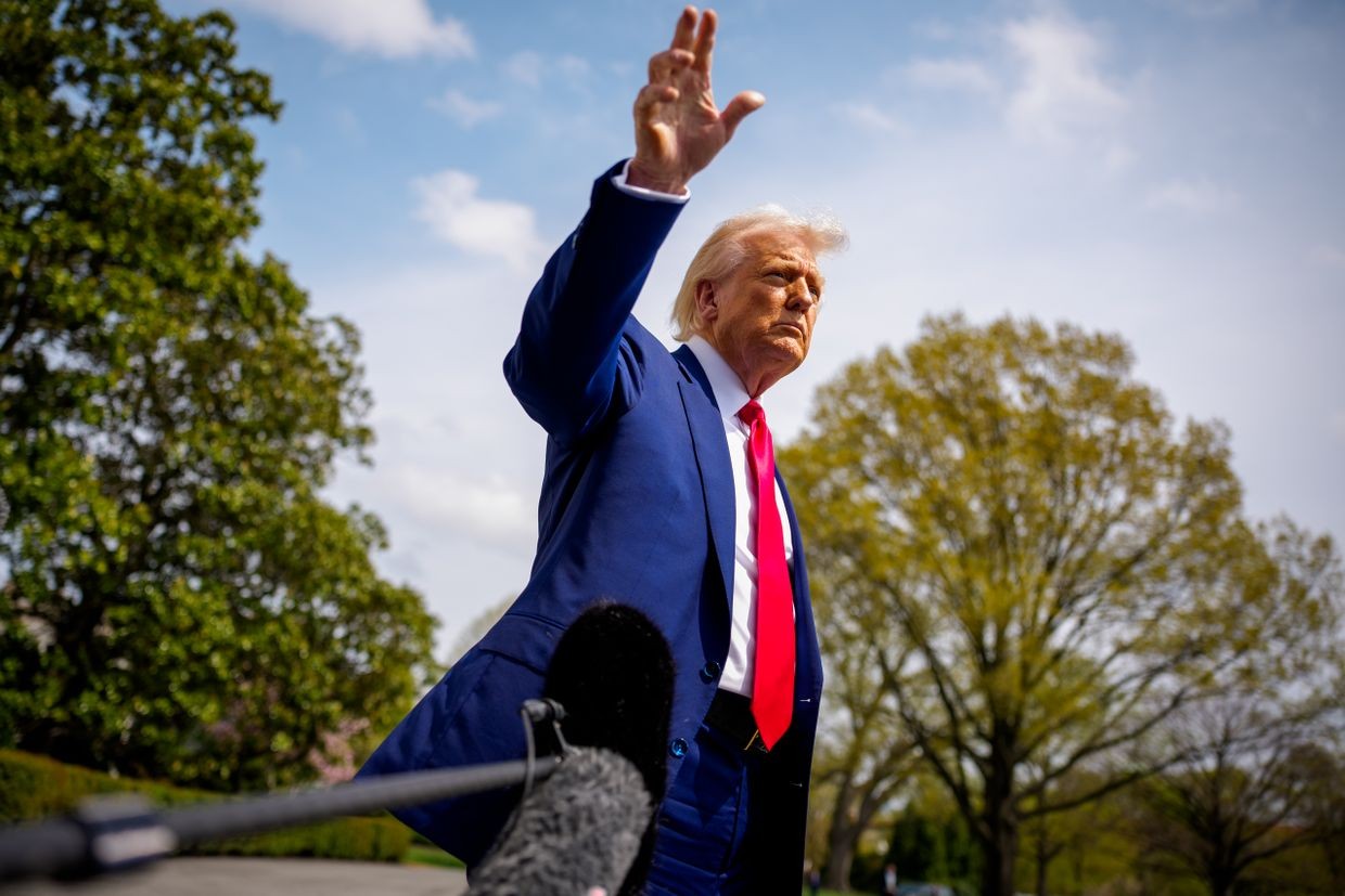 U.S. President Donald Trump in Washington, D.C., U.S. on April 3, 2025. 