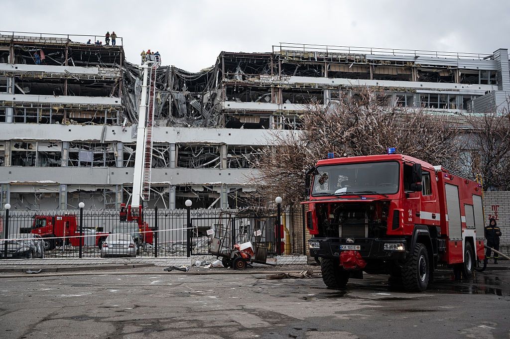 Russian missile strike destroys Ukrainian channel Freedom TV's newsroom in Kyiv