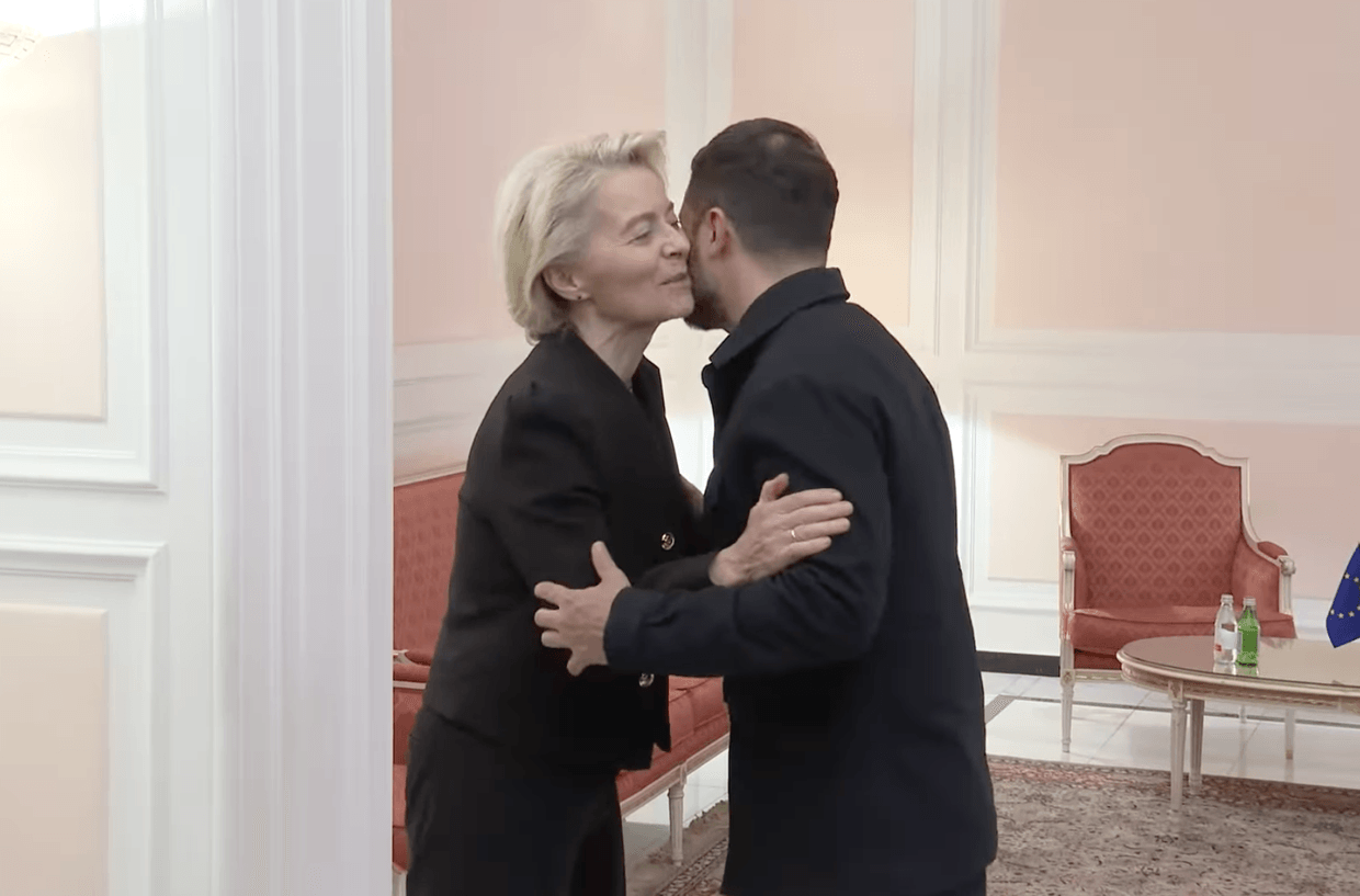 Zelensky meets von der Leyen following funeral of Pope Francis