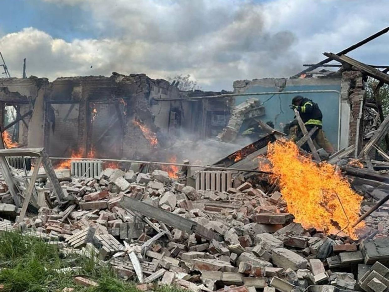 Russian airstrikes on Kostiantynivka kill 3 civilians, injure 4