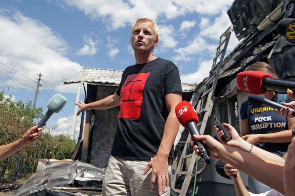 Ukraine's top anti-corruption activist faces charges in case his team calls political vendetta