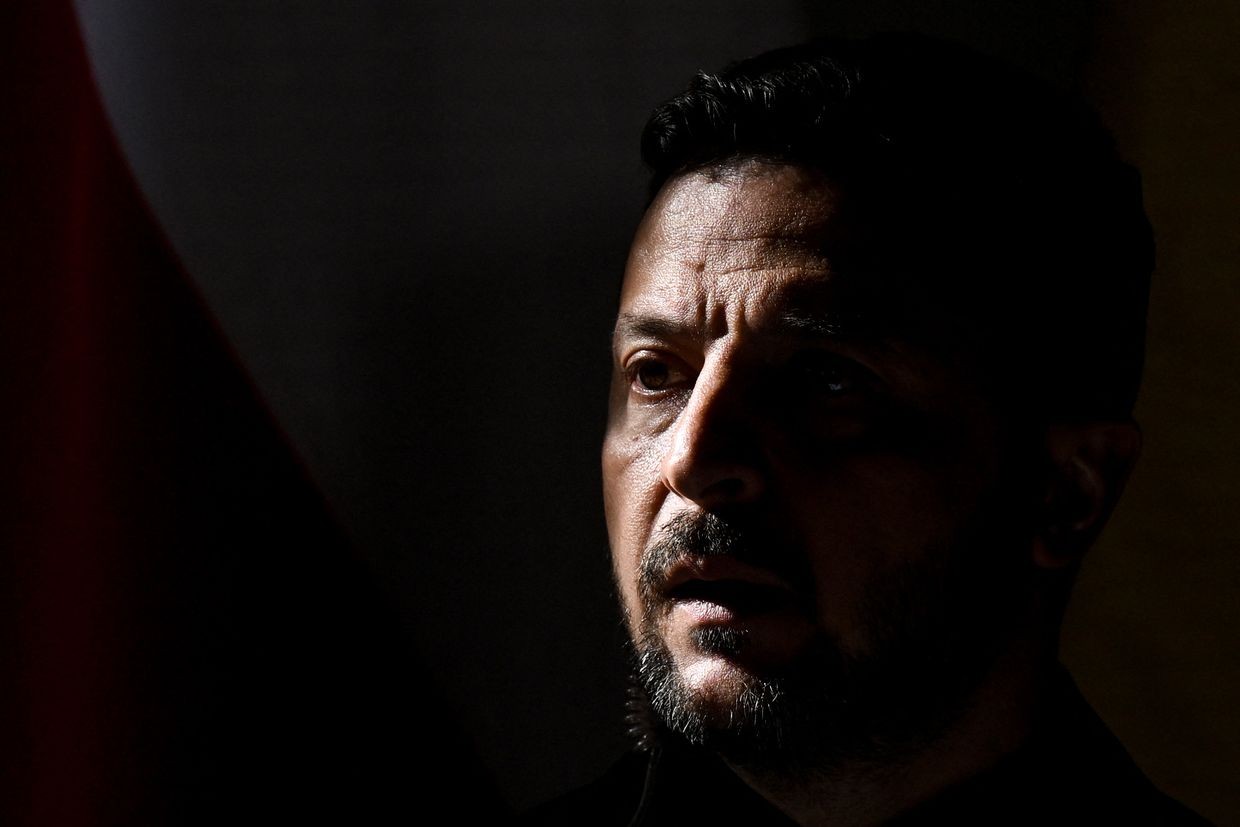 President Volodymyr Zelensky in Prague, Czech Republic, on May 4, 2025. 